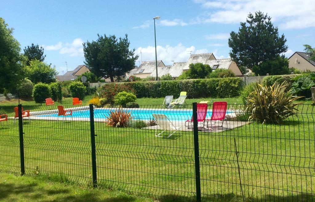 Les Logis De Kerdrien Pensionat Guidel-Plage Exteriör bild
