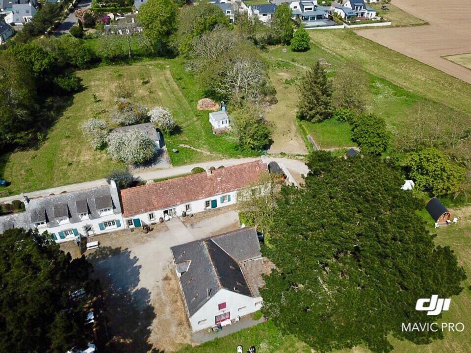 Les Logis De Kerdrien Pensionat Guidel-Plage Exteriör bild