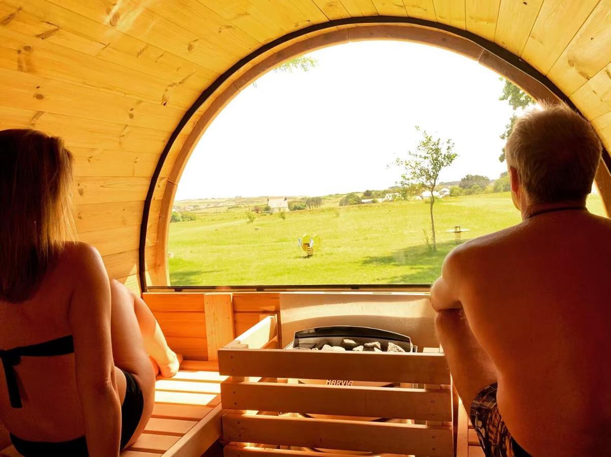 Les Logis De Kerdrien Pensionat Guidel-Plage Exteriör bild